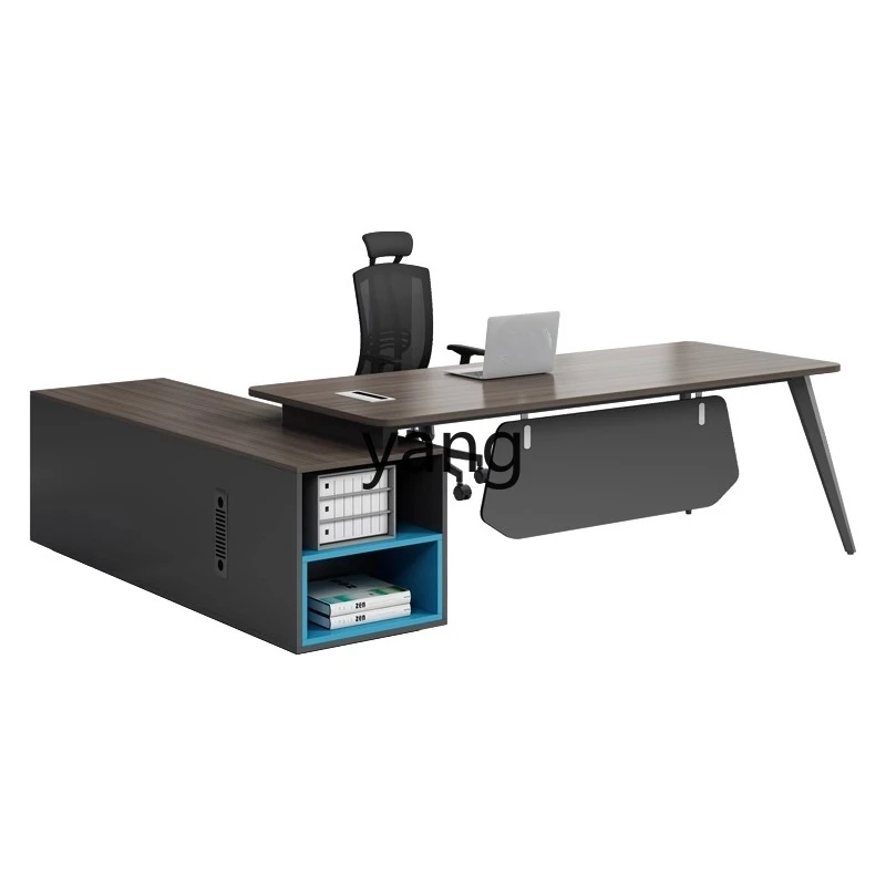

LH Simple and stylish office desk and chair combination Senior executive desk
