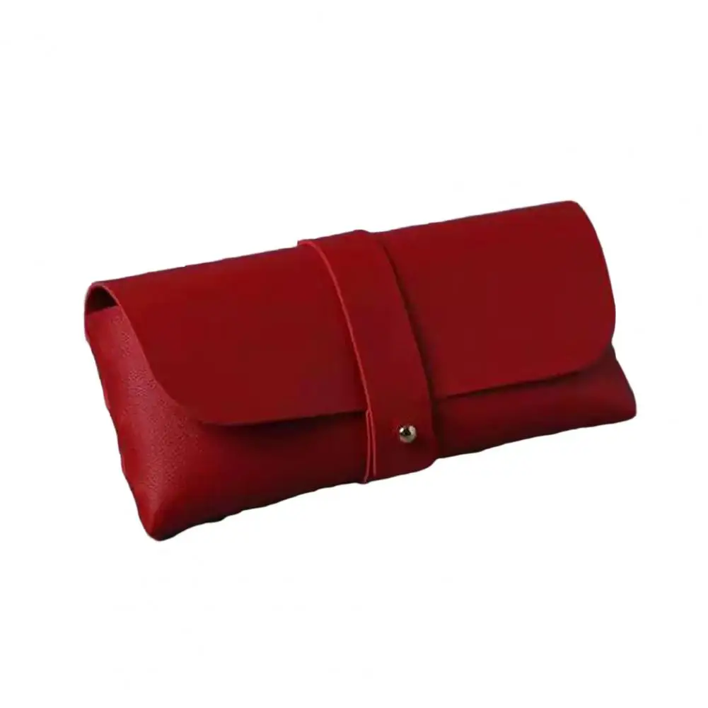 Glasses Case Scratch-resistant Flocked Lining Protective Faux Leather Sunglasses Case органайзер для косметики