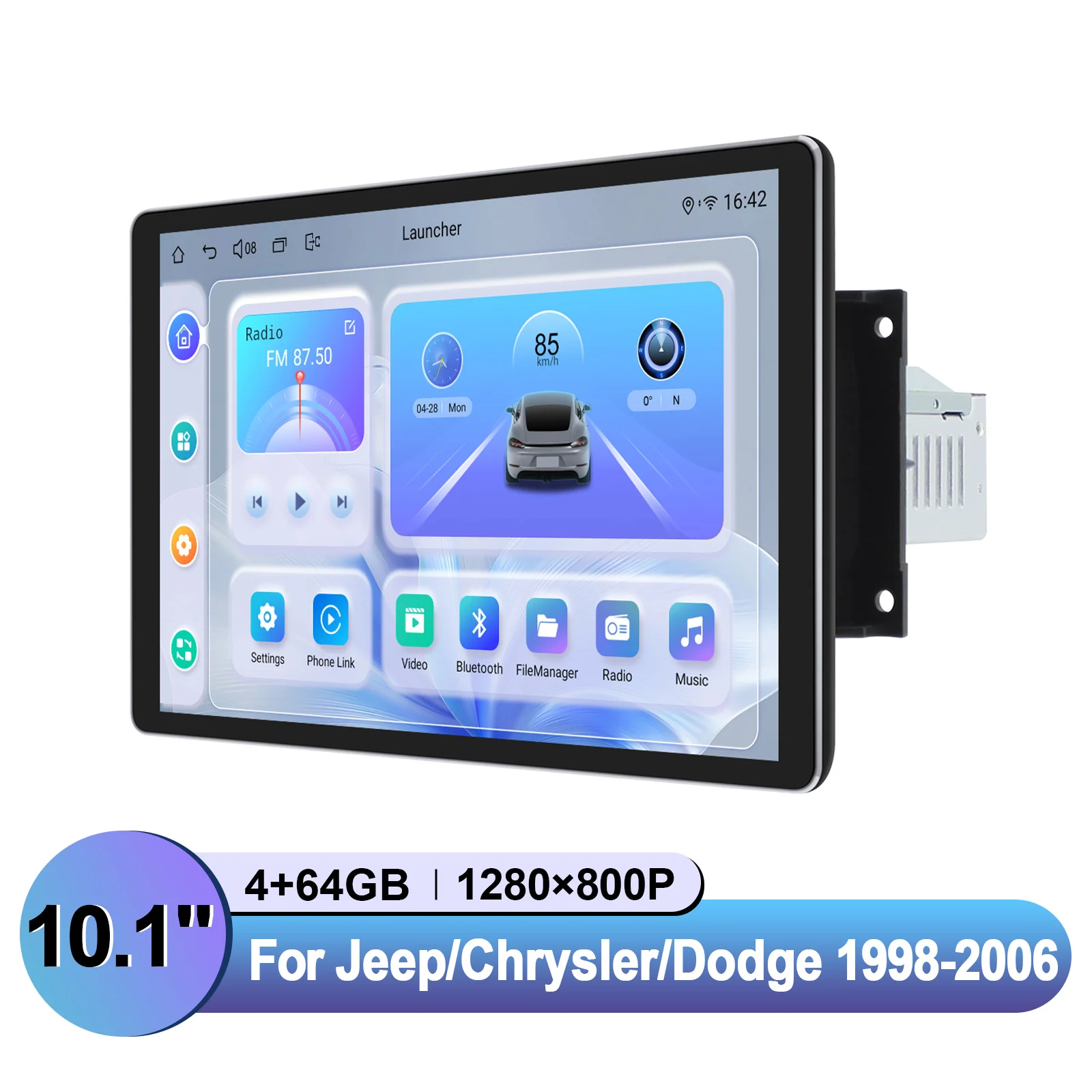 Joying 8 "/10.1" ستيريو سيارة أندرويد لسيارة جيب/دودج/كرايسلر 1998-2006 نظام ملاحة GPS لا قطع لوحة القيادة إبقاء صوت بوسطن