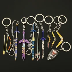 The Fantasy Game Keychains Collection Link Game Peripheral Weapon Model Pendant Accessories Ornament Crafts Gifts Toys for Boys