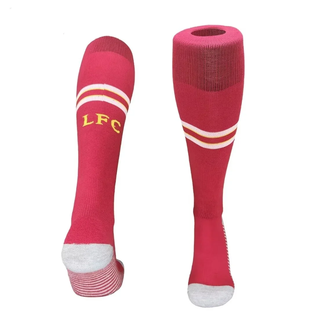 Calcetines de fútbol antideslizantes para hombre y niño, calcetín deportivo para exteriores, liga, Fan, home away, 2024