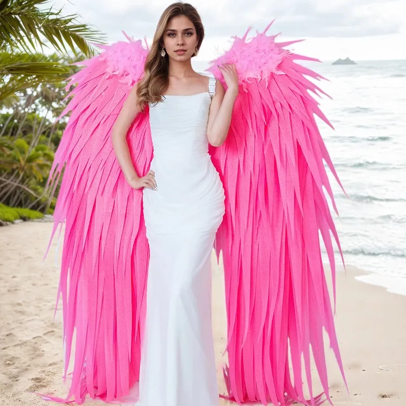 Angel Wings Costume Accessory ,Adjustable Straps Large Wings for Halloween,Cosplay, Photography,Men Women
