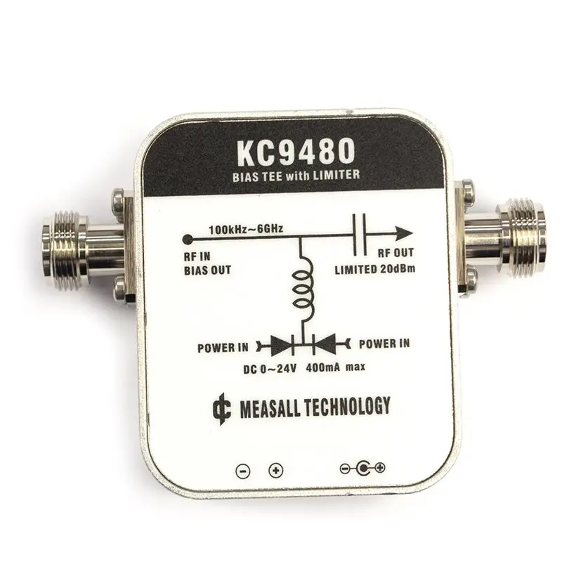

ГОРЯЧЕЕ ПРЕДЛОЖЕНИЕ! Источник питания A72T DC Bias Feeder KC9480 1МГц-6ГГц для антенный усилителей с ограниченной амплитудной изоляцией для улучшения сопоставления сигнала