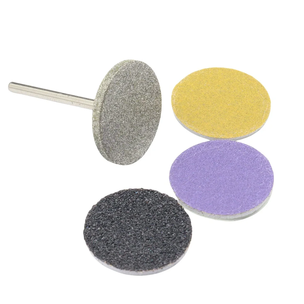 20mm Diamond Nail Drill Bits with Sanding papers Pedicure Grinding Discs, Callus Removal, Dead Skin Exfoliator, Electric Foot Fi