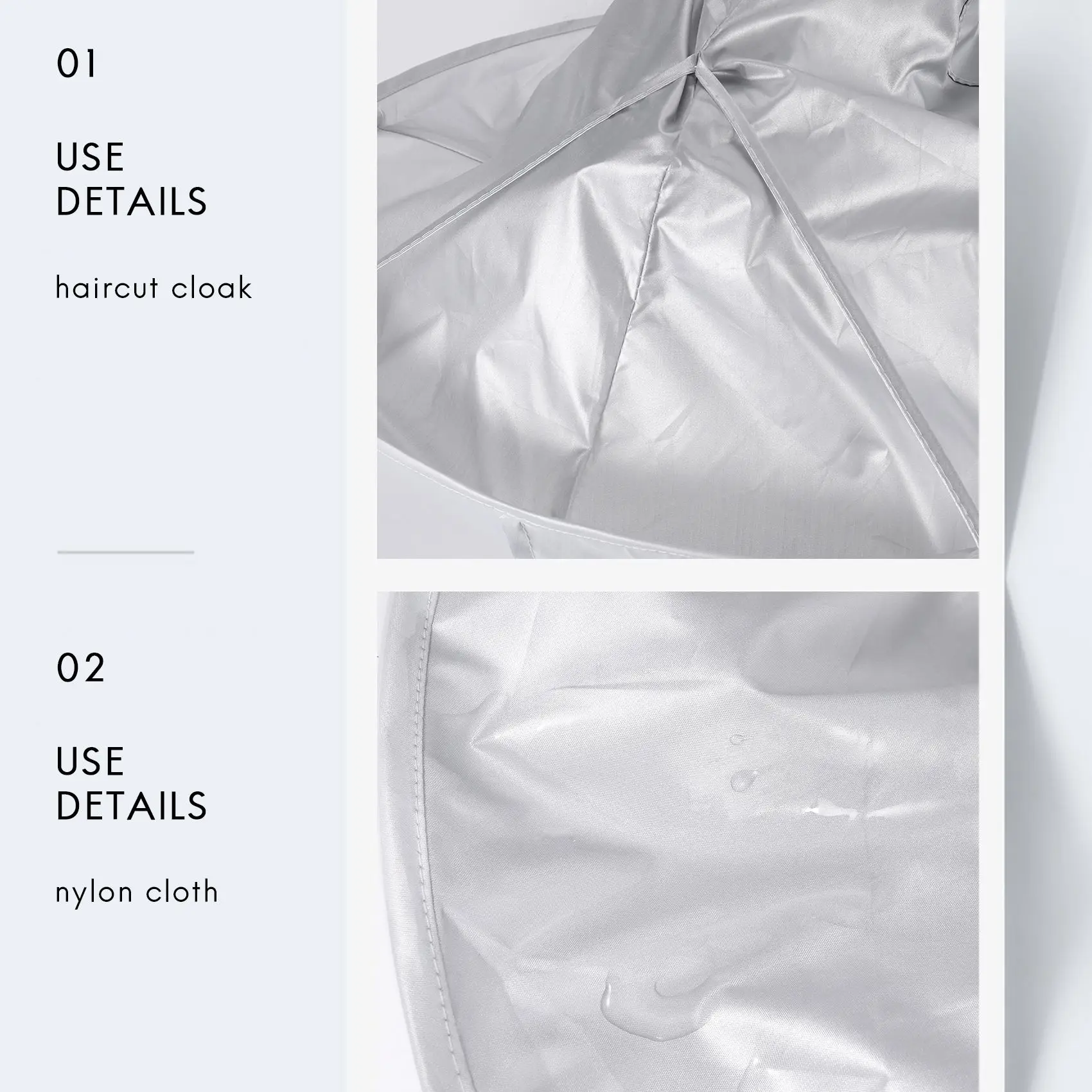 A94E-صالون الحلاق ثوب القماش قص الشعر عباءة مظلة تصفيف الشعر كيب المنزل استخدام شال المئزر