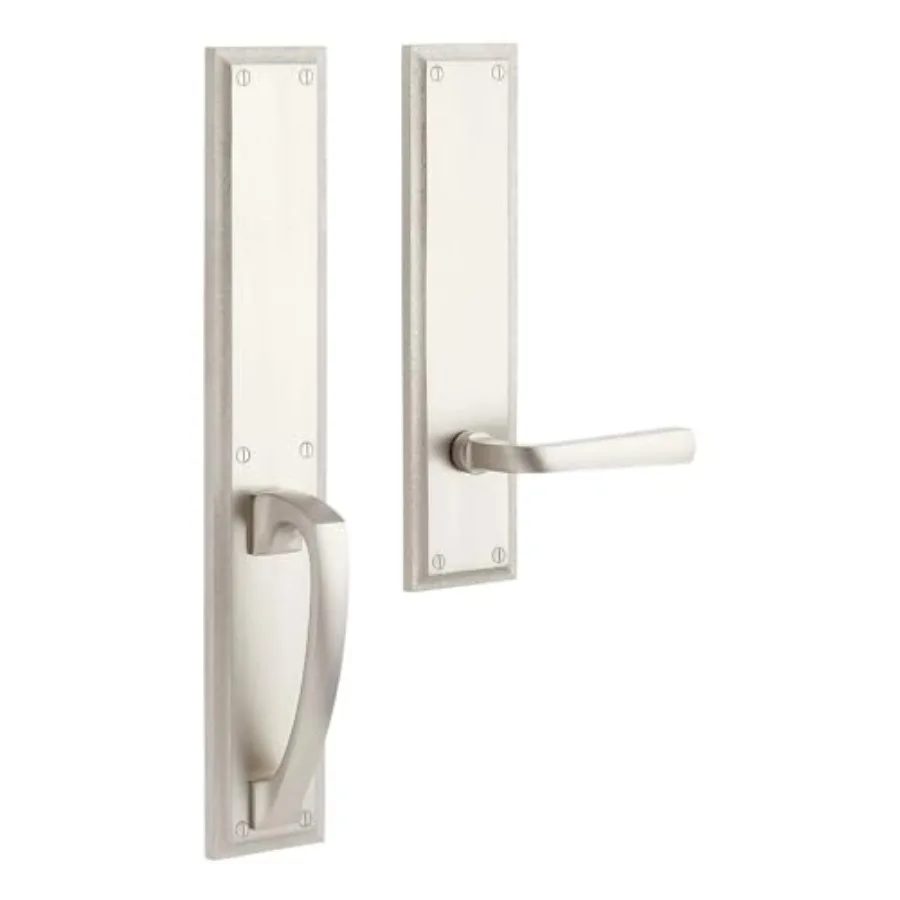 

479305 Aurick Left Handed Solid Brass Dummy Door Lever Set