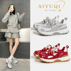 AIYUQI 2026 New Canvas Moral Training Shoes Women Anti-skiing Sneakers Women's Shoes Flat Comfortable Women's Shoes