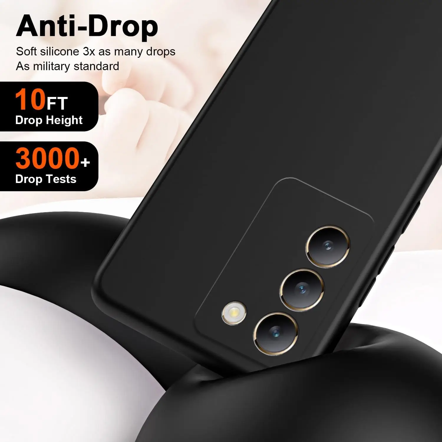 Flexible Liquid Silicone TPU Case For OnePlus Nord CE 4 Lite 5G N30 SE N300 N20 2T CE 3 2 Protective Cover Fundas Coque Capa