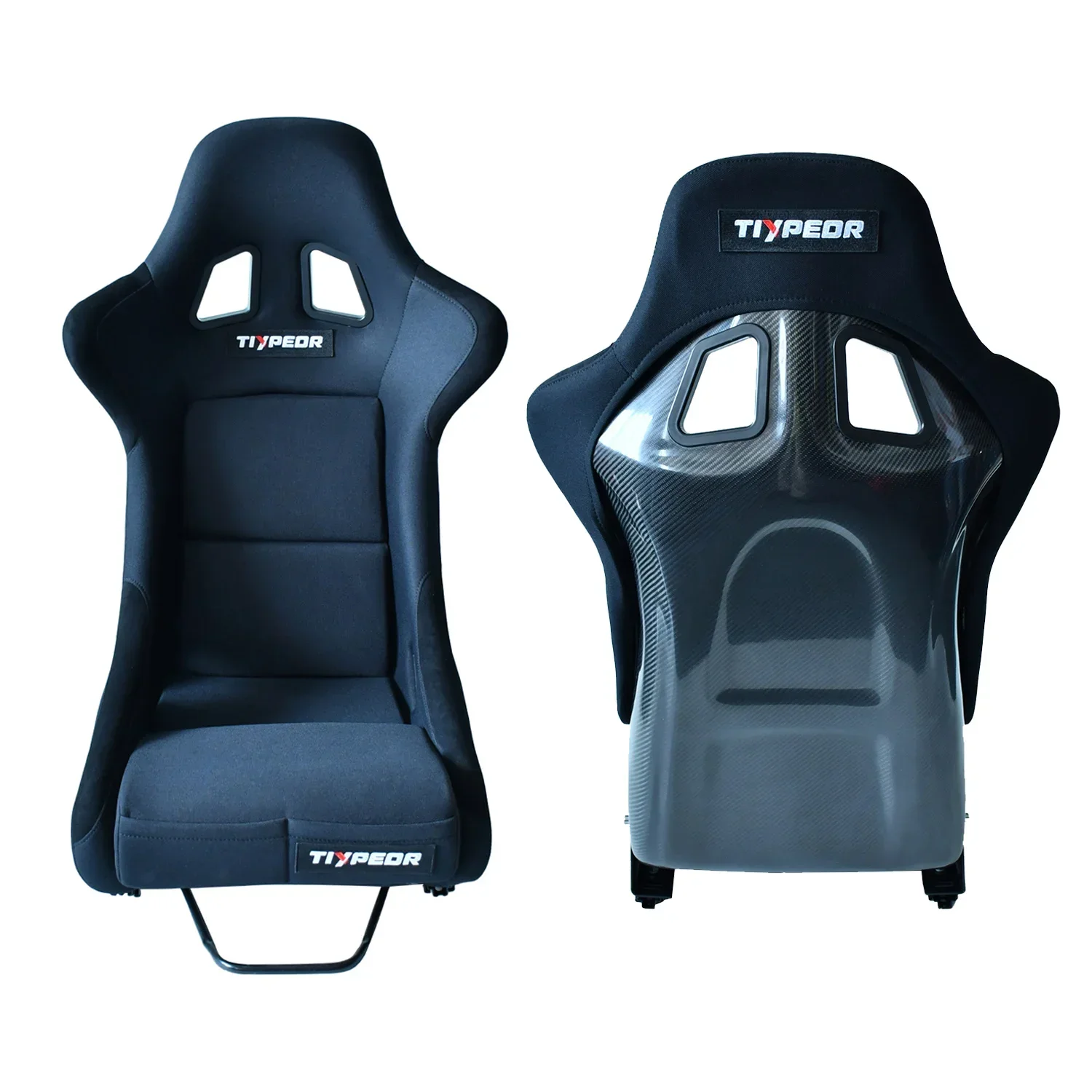Sell WellHigh Quality Glass Fiber Universal Bucket Car Racing Seat With Slider Carbon Fiber FRP Sport Racing Seat