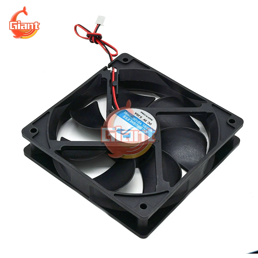 5V 12V 24V 120mm 12025 Ball Cooling Fan 120x120x25mm PWM 2PIN DC Cooler Fan for PC Computer Case