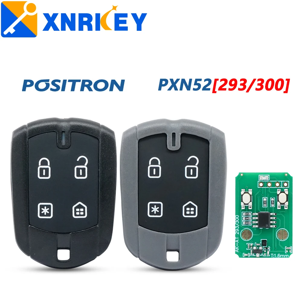 

For Brazil Positron Flex (PXN52) Alarm System, Remote Key - Double Program (293/300) AKBPCP126AT / AKBPCP152AT AutokeySupp