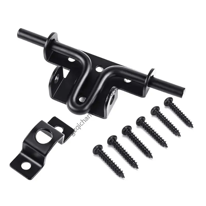 Cerradura tornillo deslizante bidireccional Global X7AB, cerradura puerta acero Simple resistente a oxidación para y