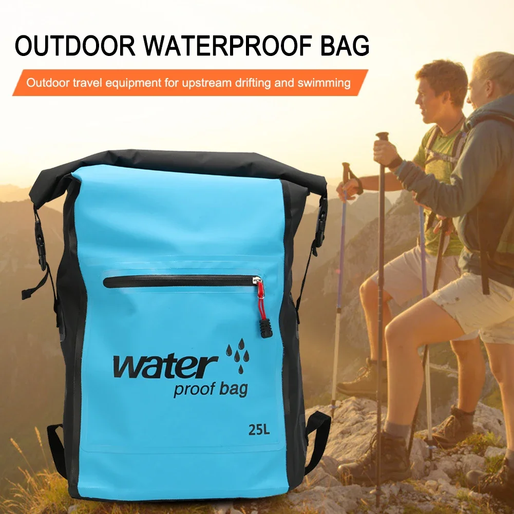 25L Waterproof Dry Bag Swimming Backpack Rucksack Pack Water Floating Sack Sport Canoe Kayaking Rafting Boating River