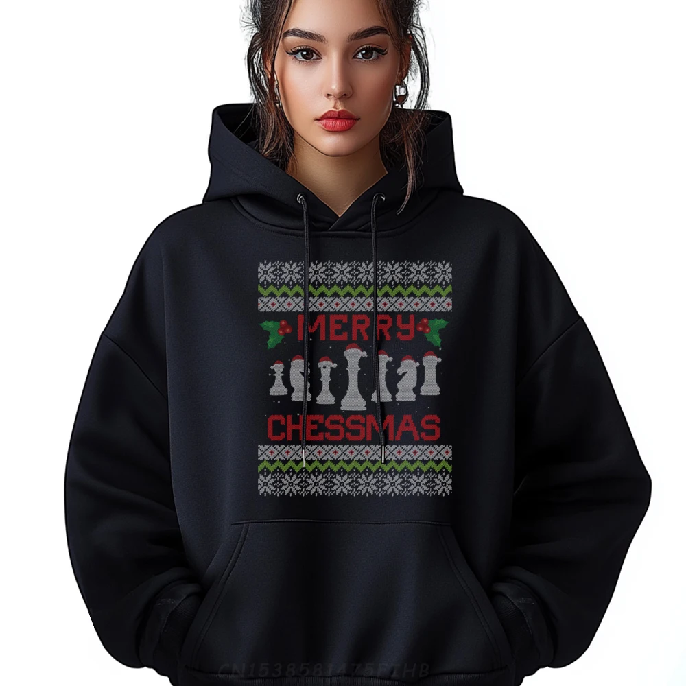 

Merry Chessmas Xmas Ugly Christmas Chess Grahpic Tee Hoodie Anime Pullover Hoodies Plus Size Figures