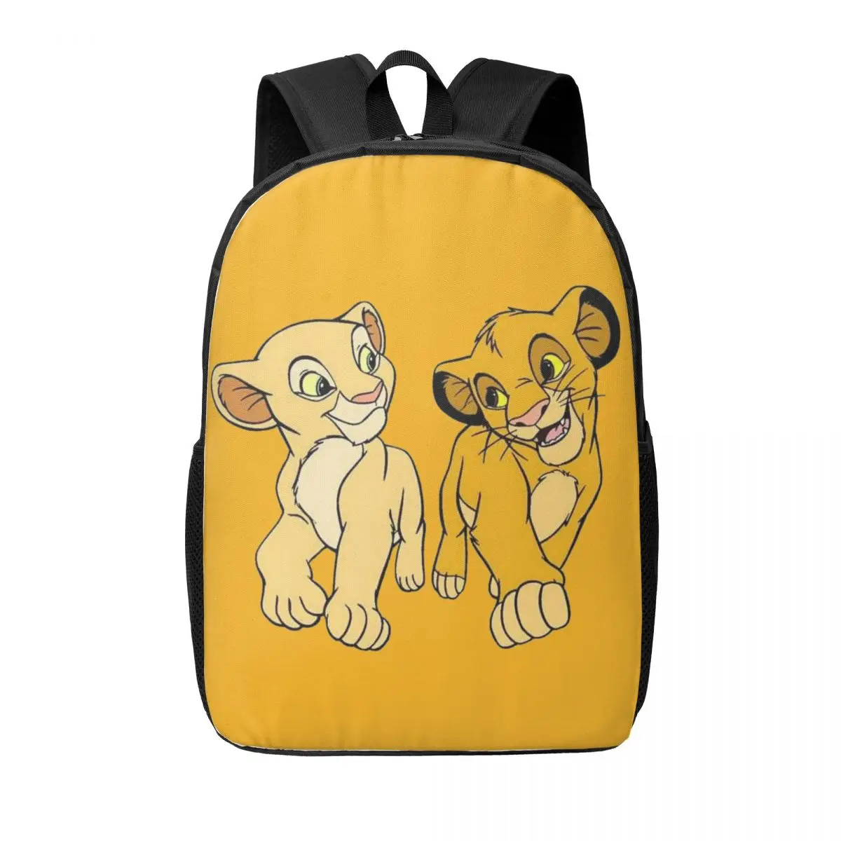 Custom Lion King Simba Travel Backpack Women Men School Computer Bookbag College Student Daypack Bags