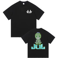 France Rapper Jul 2025 Merch T Shirts Male Fashion Casual Short Sleeve Men Women Hip Hop Oversized T-shirt Unisex Cotton Tshirt