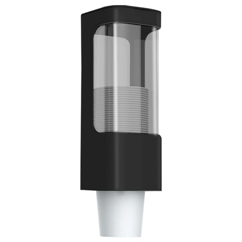 

AB15-Cup Dispenser, Wall Mount Water Cooler Cup Holder Fit 3-5Oz Small Cups, Pull Type Cups Holder For Home,Office,