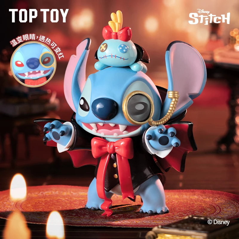 Toptoy Stitch Mischievous Diary 2.0 Series Blind Box Lilo＆Stitch Figurine Cute Kawaii Desktop Ornament Girls Christmas Present