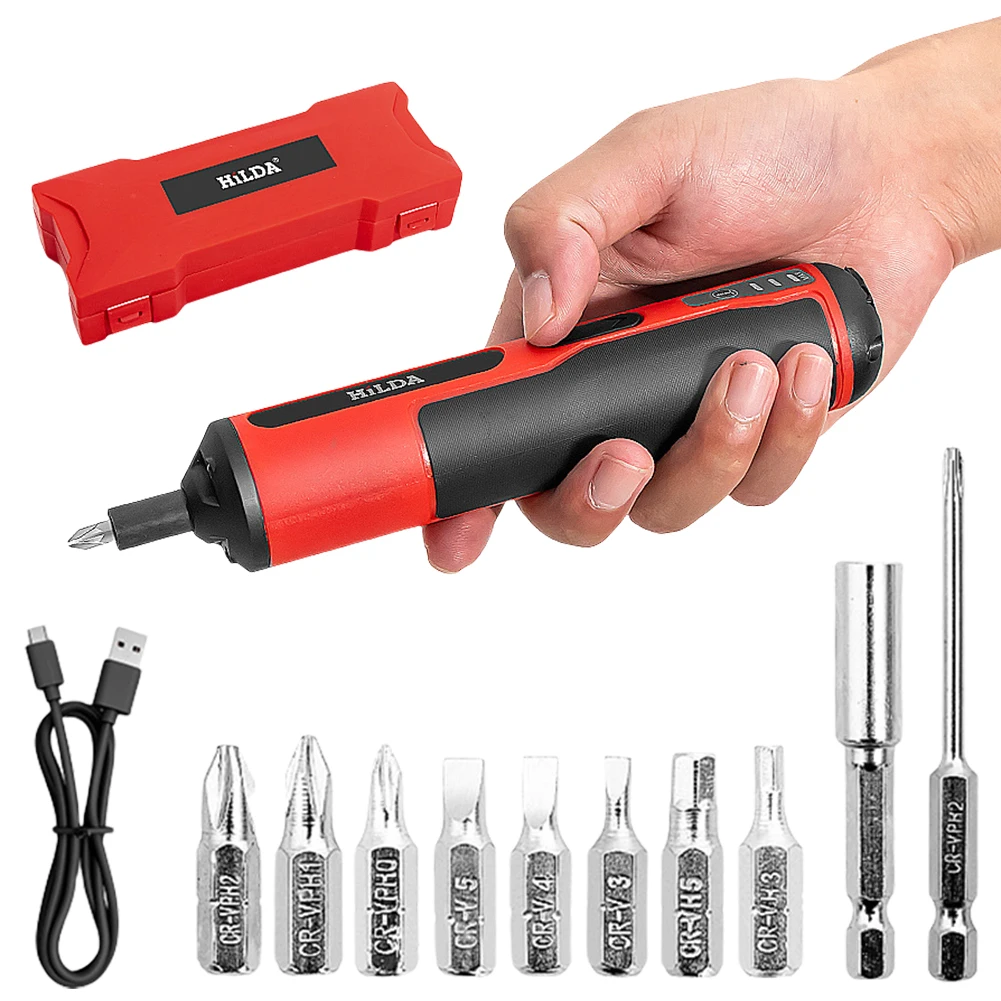 

Cordless Screwdriver with LED Lights Electric Screwdriver Sets Rechargeable Precision Screw Driver for Phones Watch Laptops
