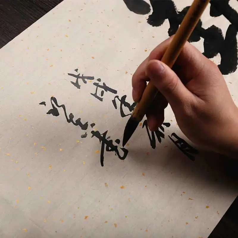 Chinese Half Ripe Rice Paper Calligraphy Practice Xuan Paper Chinese Brush Pen Writing Painting Papier Papel De Arroz Decoupage