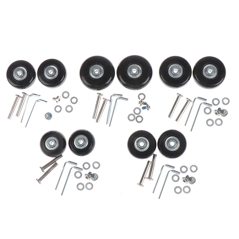 1Set OD 40-54mm Suitcase Parts Axles Silent Travel Luggage Wheels Casters Repair Replacement Axles Repair Kit