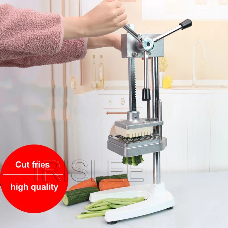 

Stainless Steel Potato Cutter Manual Vegetable Cutter Potato Chips Maker French Fries Cutter Machine Potato Slicer Kitchen Tools