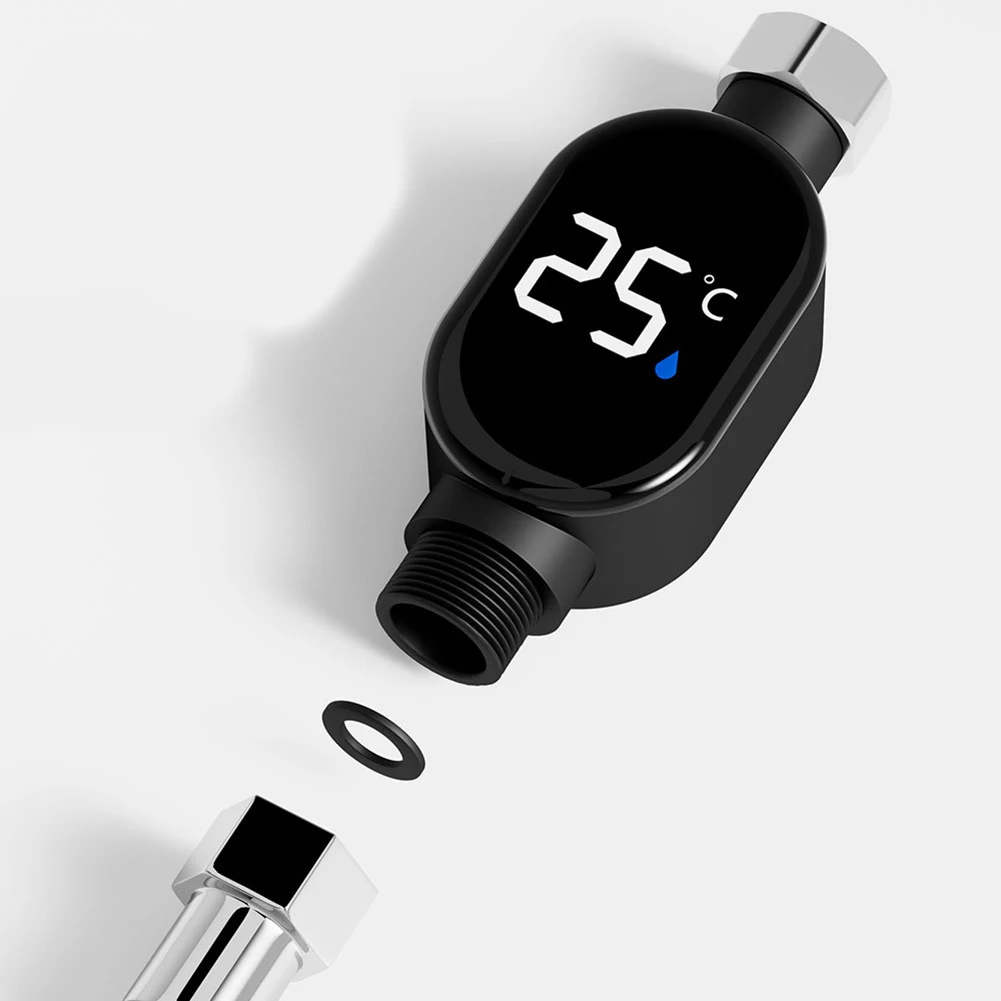 1pcs Shower Thermometer Waterproof Smart Temperature Digital Display Faucet Thermometer Bath Thermometer Tools
