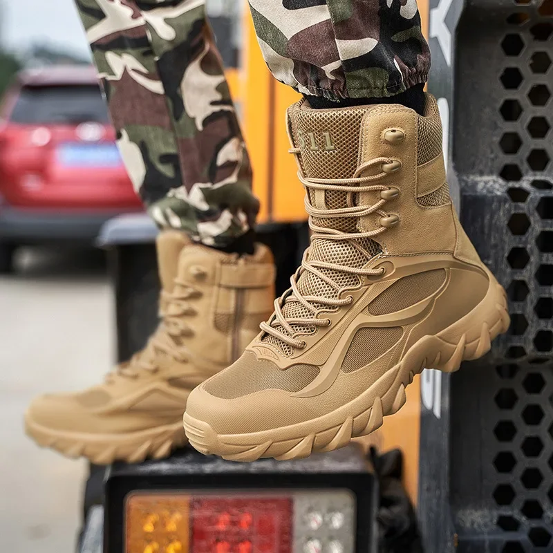 

Men Tactical Boots Army Boot Men Military Men Outdoor Desert Non-slip Tactical Boot Hunting Shoe Man Ankle Boots Zapatos