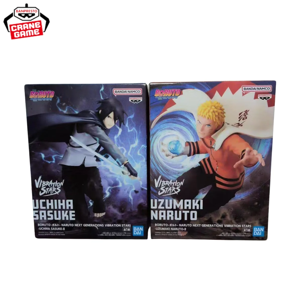 

Genuine Bandai Banpresto Boruto Naruto Next Generations Vibration Stars Uchihasasuke Uzumaki Naruto Anime Figure Model Toys Gift