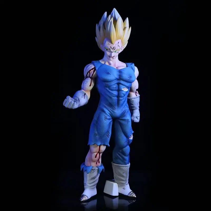 29cm GK Anime DRAGON BALL Battle Damage Vegeta Action Figures PVC Standing Posture Vegeta Collection Model Ornaments Toys Gift