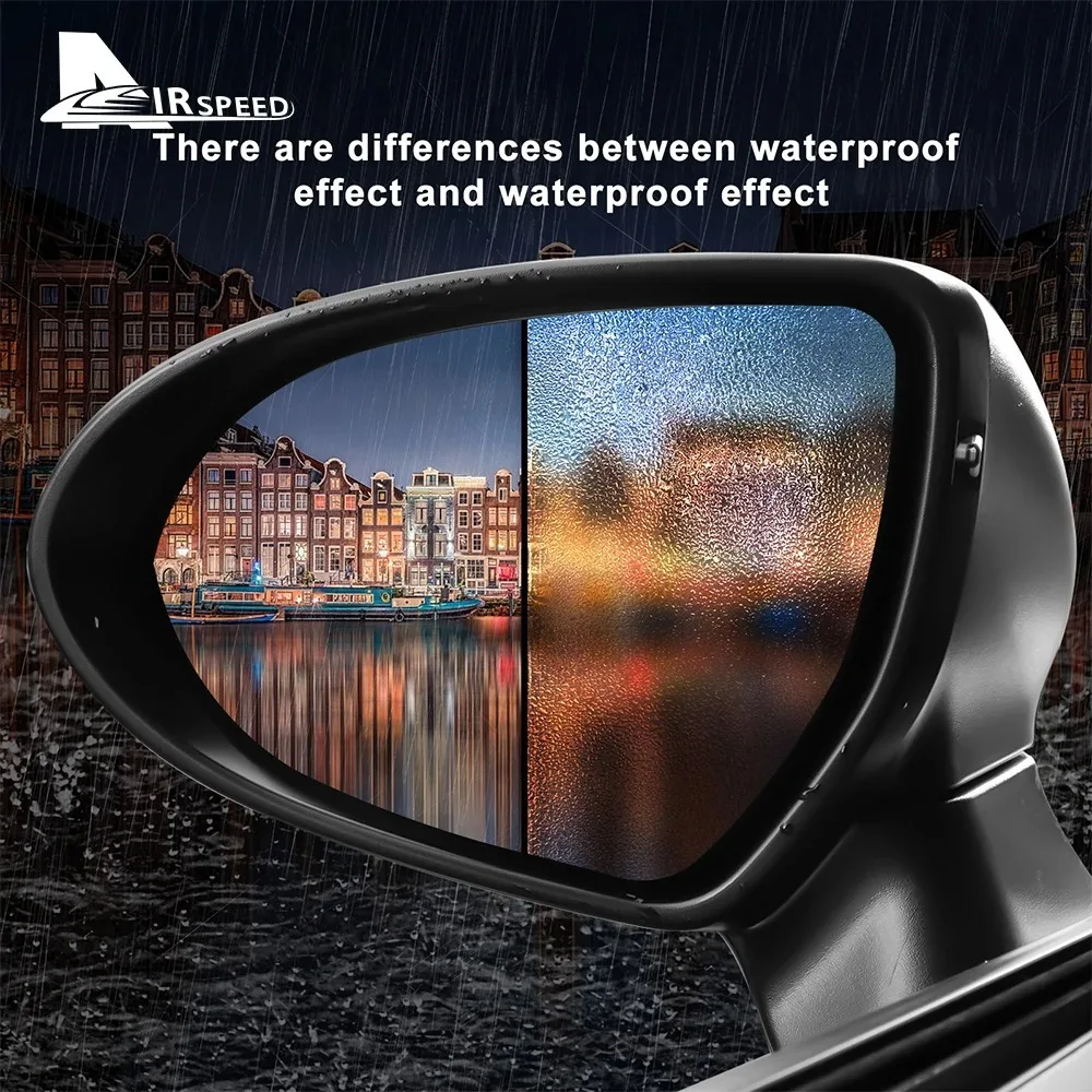Anti-reflective Car Rearview Mirror Waterproof Film Window Glass Clear Anti-Fog For Subaru BRZ Toyota GR86 2021 2022 2023 2024