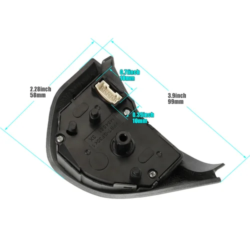 Imagen 2 del producto 8701A087 8602A008 Interruptor de control del volante para Mitsubishi ASX L200 Laner Outlander XL Pajero Montero Sport 2012 con cable