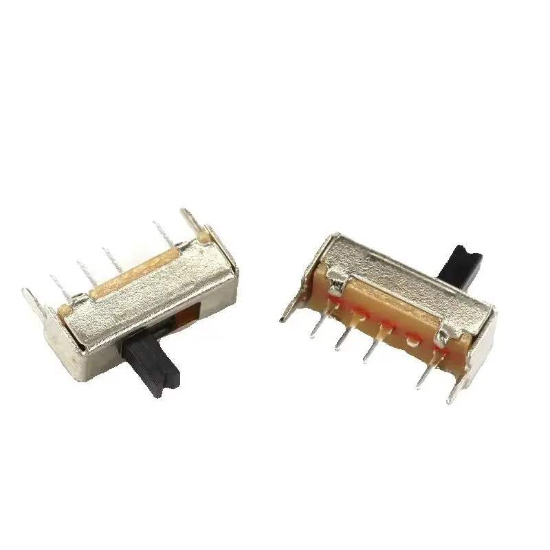 50PCS Toggle Switch MSS/SS/SK/MSK 1/2 Row Direct Insertion Horizontal  Power Microswitch Sliding 2/3gear Position Wave Band Type