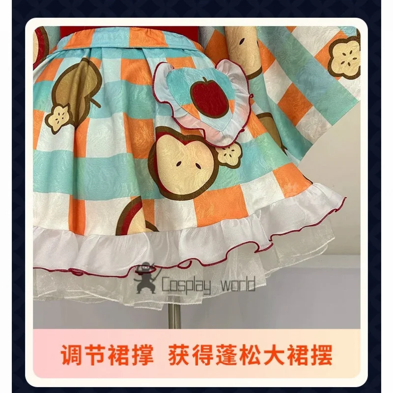 Arknights Myrtle Cosplay Costume Game Cute Colorful Dress Anime Clothes Women Halloween Carnival Party Role Play Uniform