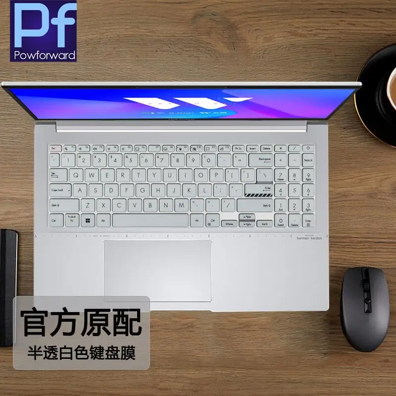 Capa de silicone para teclado de laptop, para asus vivobook go 15 oled e1504f e1504 e 1504 ga fa e1504f e1504fa e1504ga e1504g 15.6 polegadas