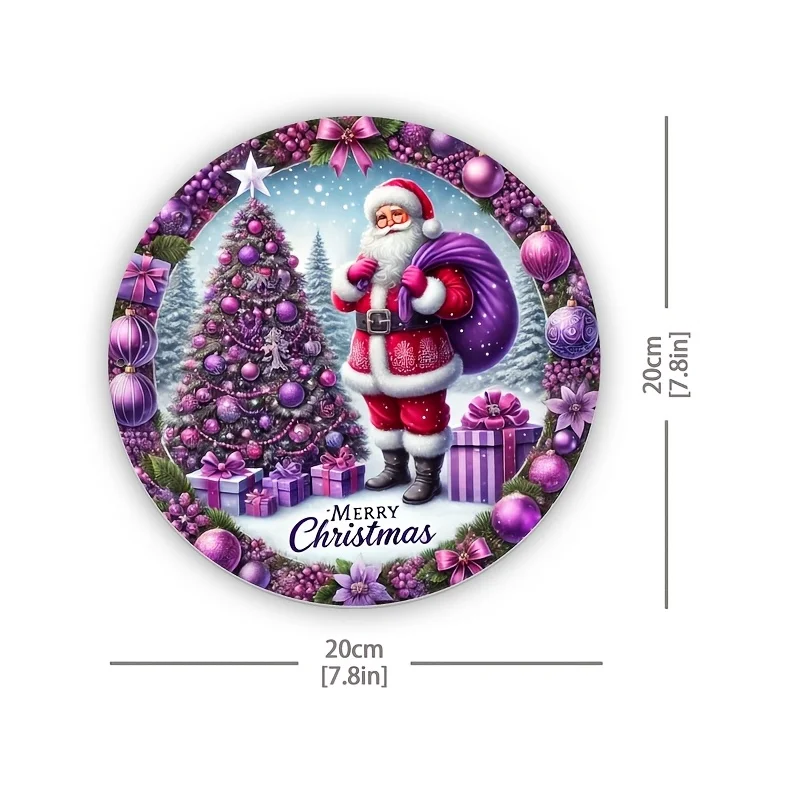 Purple Christmas 8x8