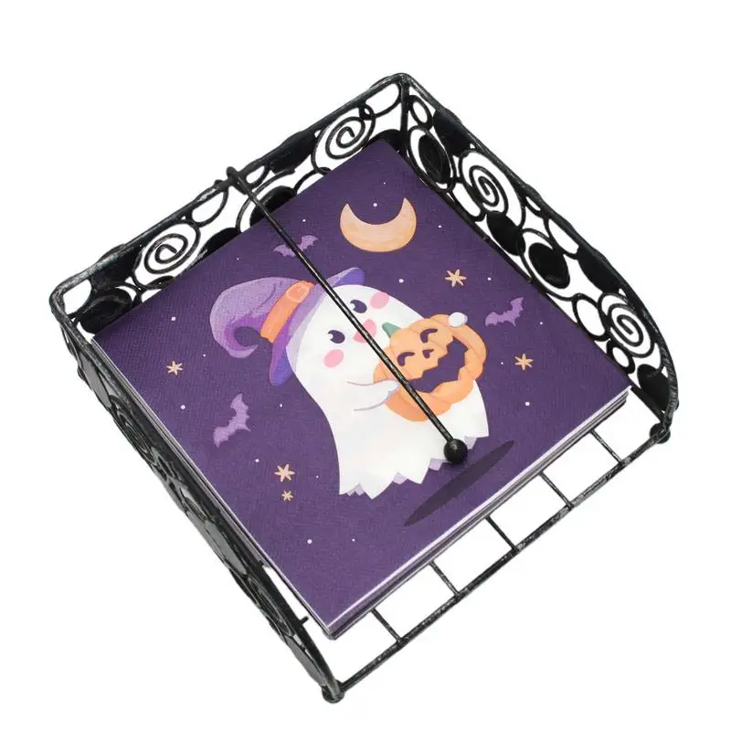 Halloween Party Napkins 20X Ghost With Pumpkin Paper Towels Halloween Table Decoration 6.5X6.5Inch Decorative Dessert Dinner