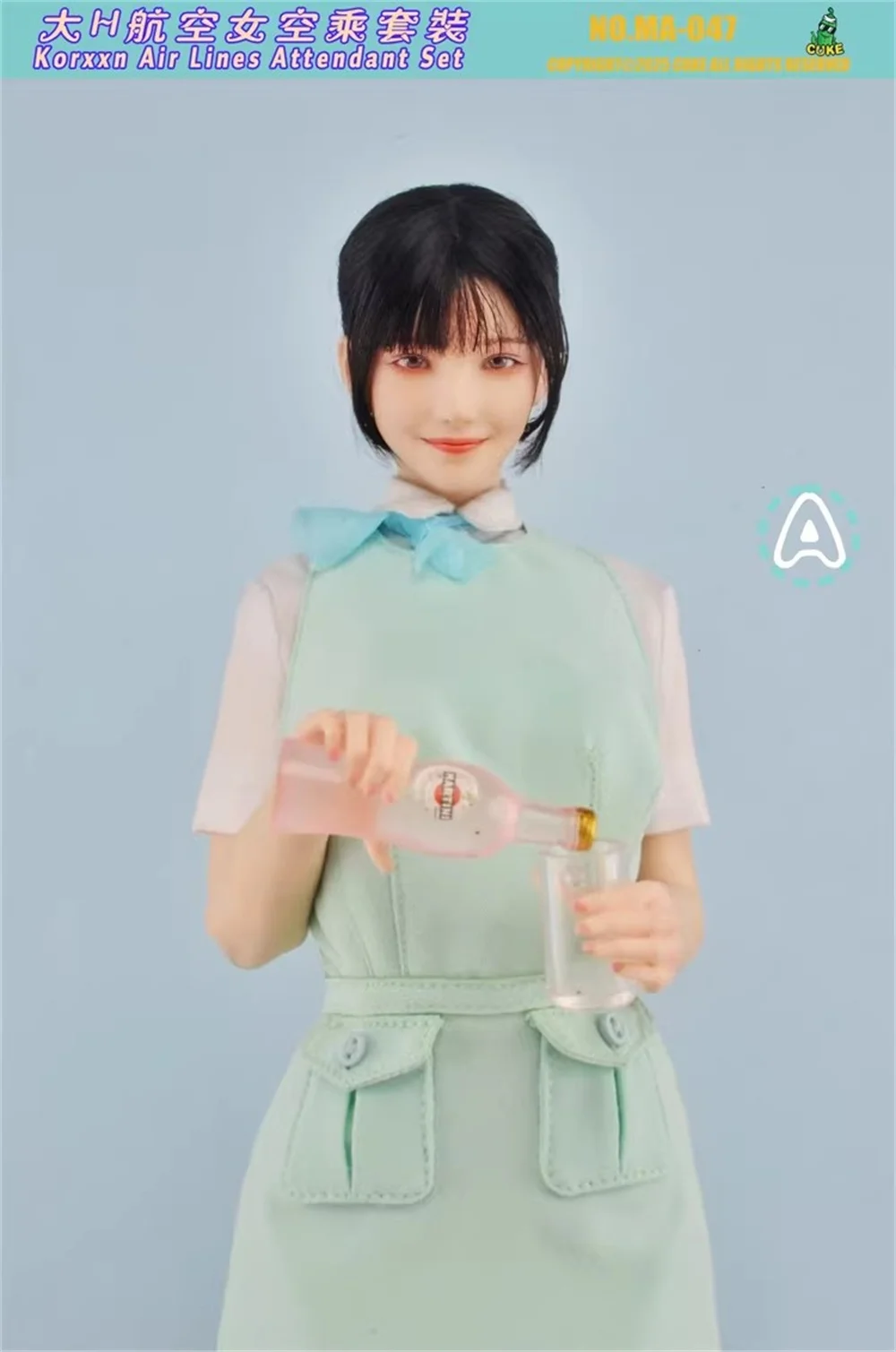 

Комплект одежды для куклы 1/6 (модель MA-047) для тела S42: платье, пальто, юбка, жилет, туфли на высоком каблуке. Без тела и головы. Для 12-дюймовых фигурок PH TBL.