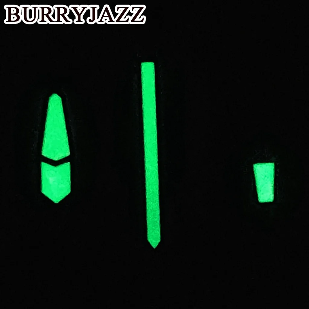 Burryjazz นาฬิกา4R36 4R35 NH38 NH36ของ NH35สีเงินทองคำสีกุหลาบสีทองสีแดงสีน้ำเงินสีเขียวมือสีเขียวเรืองแสง