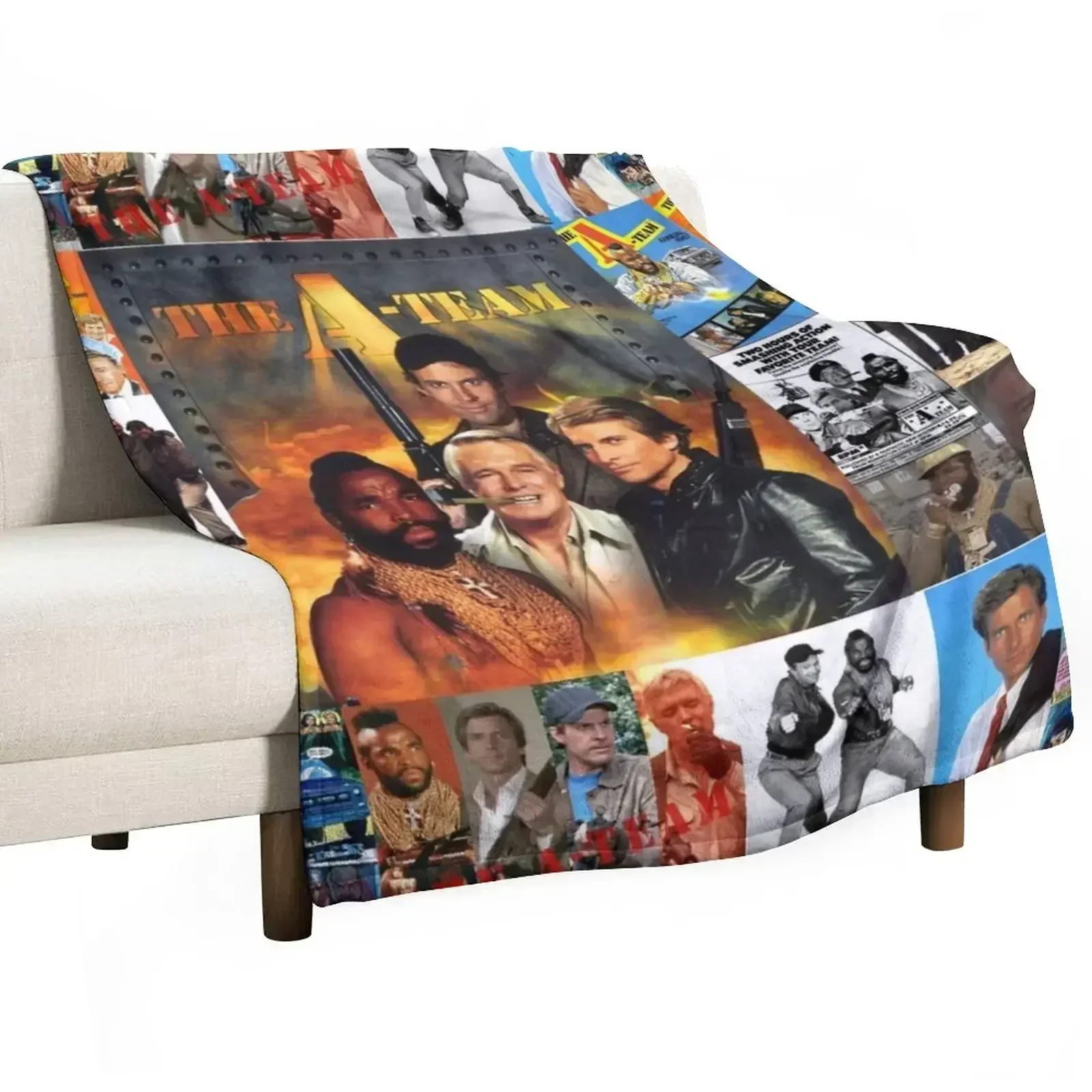 Team Shock Throw Blanket Decorative Sofas Hairy Decorative Beds Blankets