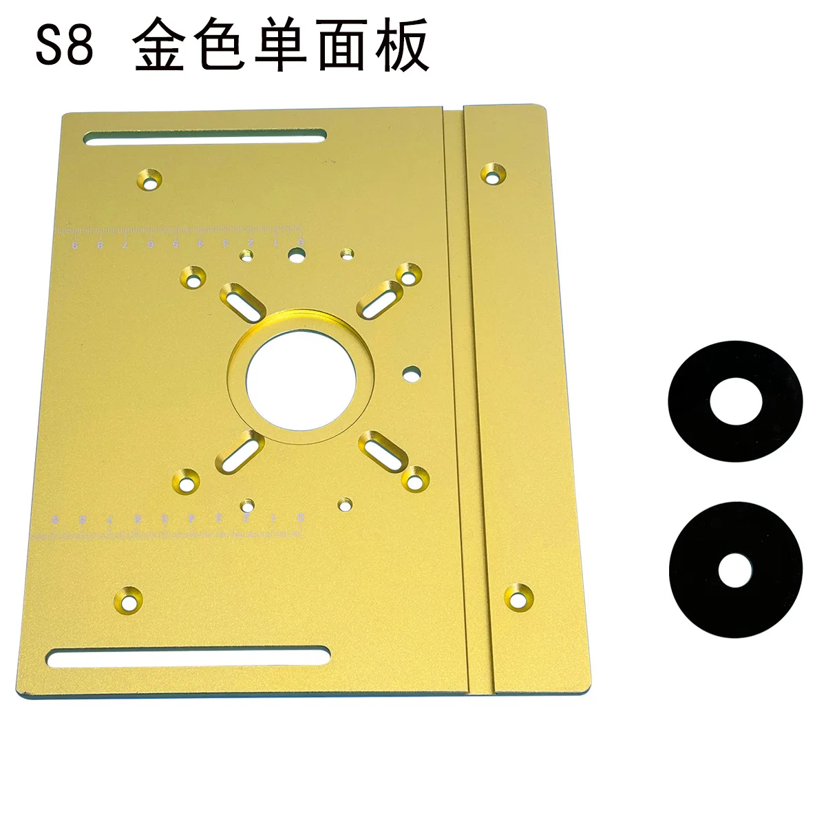 for S8 2 in 1 Large Gong Machine with Lid Bakelite Milling Trimming Countertop Lifting Flip Board Miniature Table Saw Panel