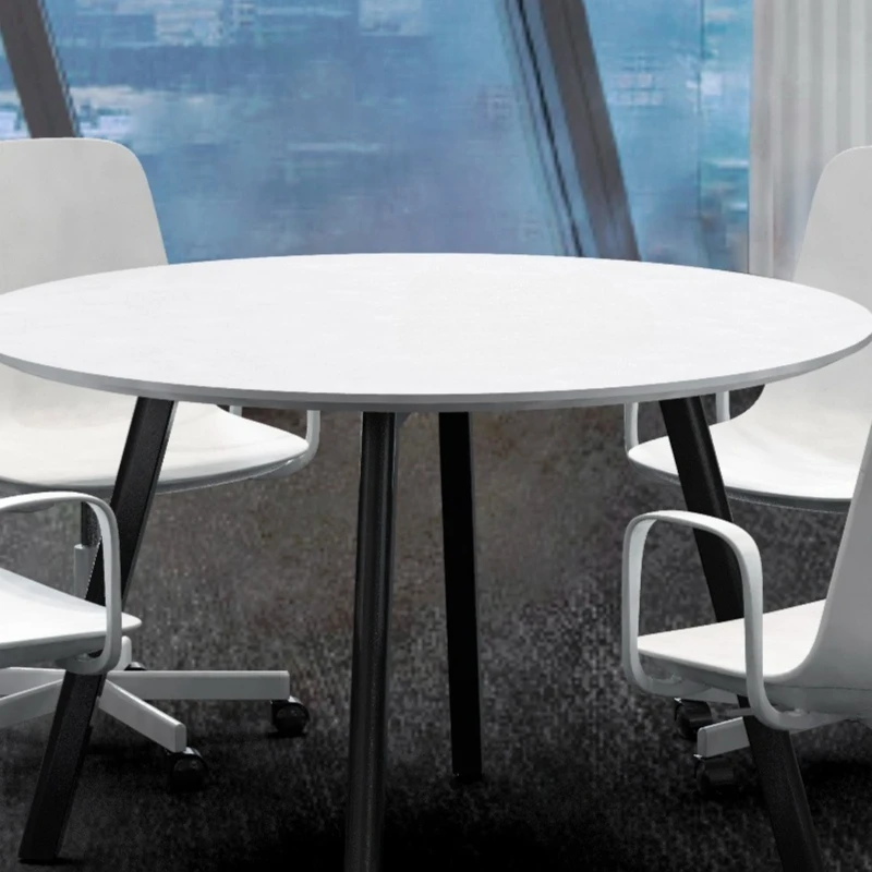 

Modern minimalist metal office reception expandable convertible negotiation movable collaboration panel wooden style