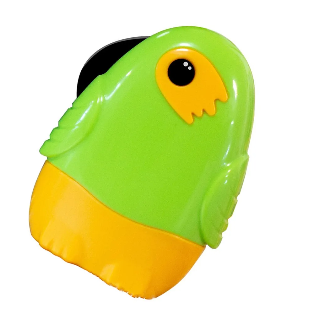 Green Dual Function Privacy Rolling Stamp Plastic 71x53mm Courier Label Information Blocker