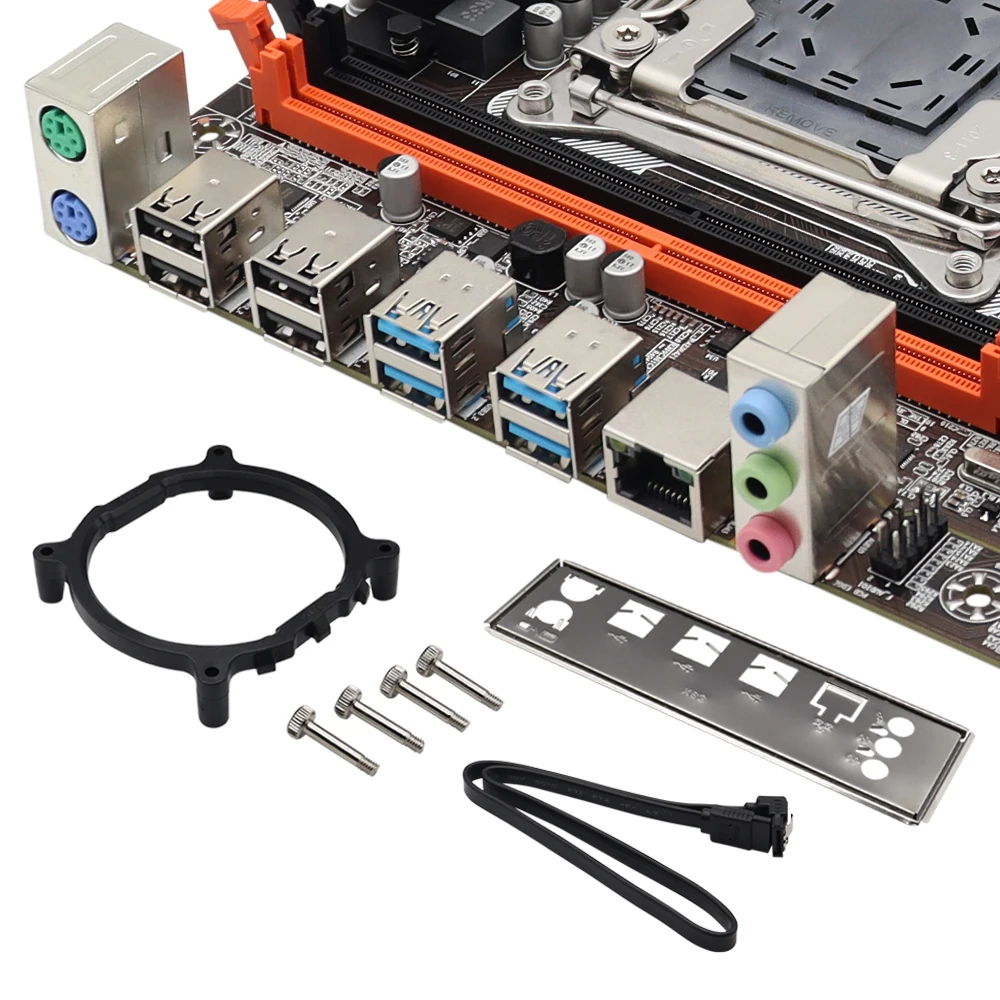 Imagem -02 - Motherboard Slot Grupo Lga20113 Usb 3.0 Nvme M.2 Ssd Ddr4 Reg Memória Ecc Inter Xeon e5 2640 Processador v4 X99