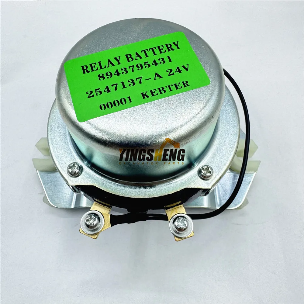 

Electrical components of excavator 6BG1 6SD1T double-foot relay disconnector 89473795431 2547137-A 24V 60909