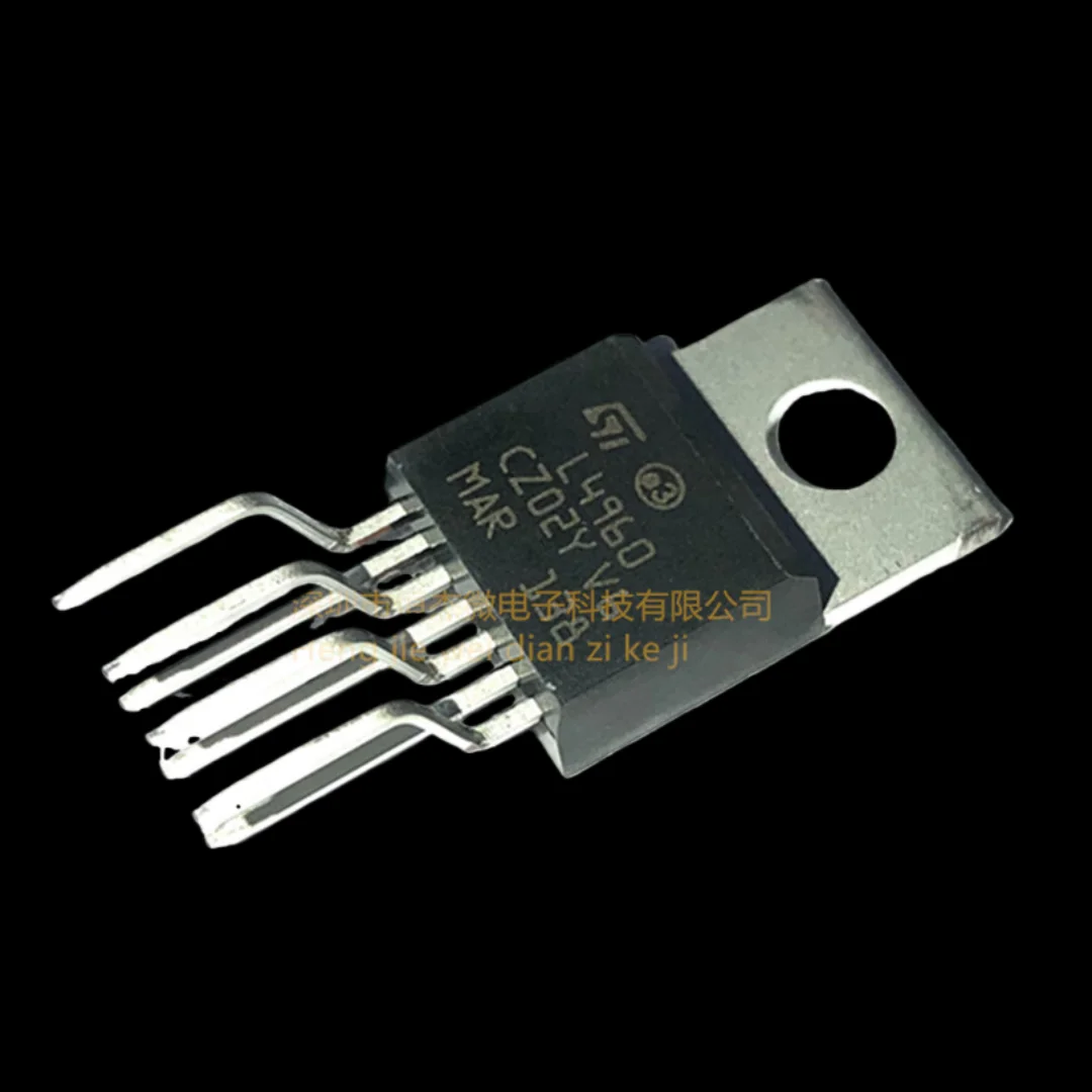 3PCS/brand new original L4960 in-line TO-220-7 step-down adjustable DC DC switching regulator chip
