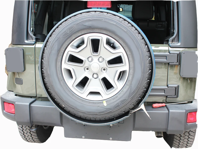 Hard-Shelled Spare Tire Cover Tyre  for Jeep-Wrangler JK 2007+ Off Road Accessories  jeep spare tire cover