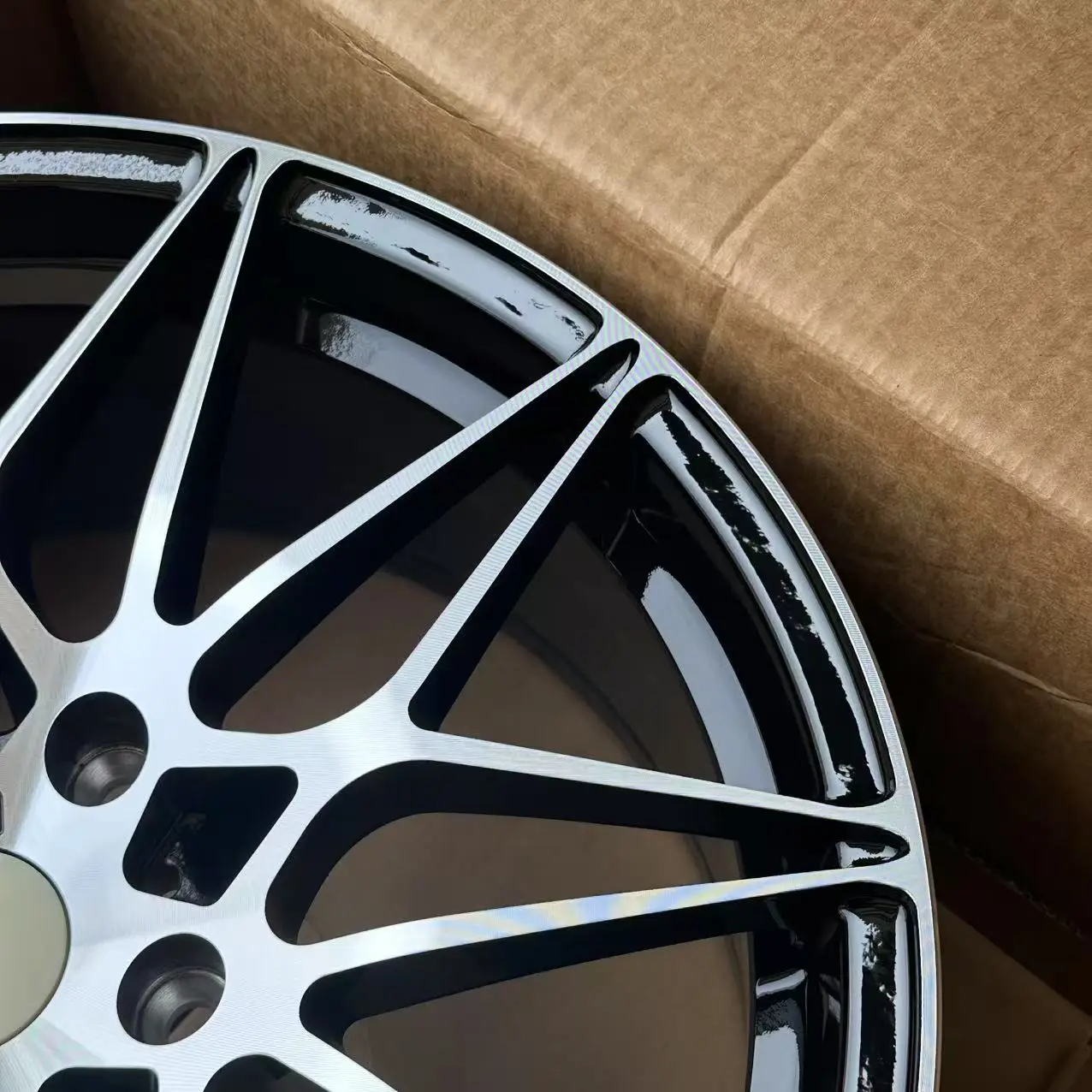 17/18/19 Inch Black Bird Nest Flow Form Aluminum Alloy Passenger Car Wheels 5x112 5x120 Universal Modified Rims