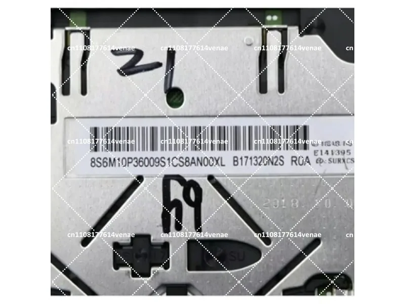 CS16 2BCP Touchpad Assembly Replacement Compatible with ThinkPad X1 Extreme P1 1st Gen 01LX660 01LX661 01LX662 SM10P36008