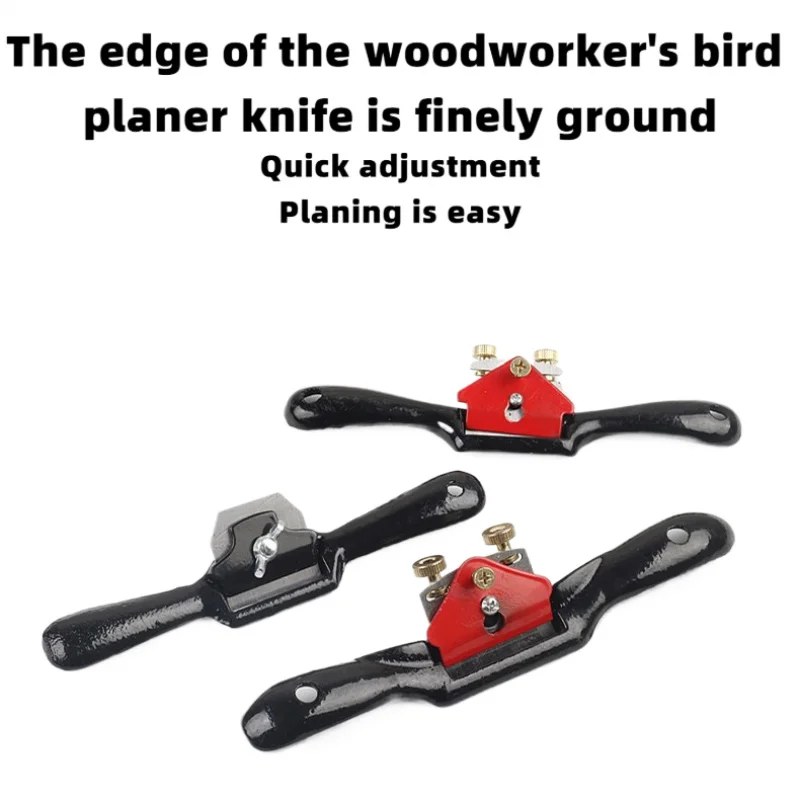 Portable adjustable professional woodworking planer, a tool for trimming smooth edges of wood
